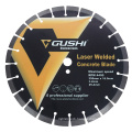 Manufacturer bester laser welding saw blade for concrete rood cutting machine